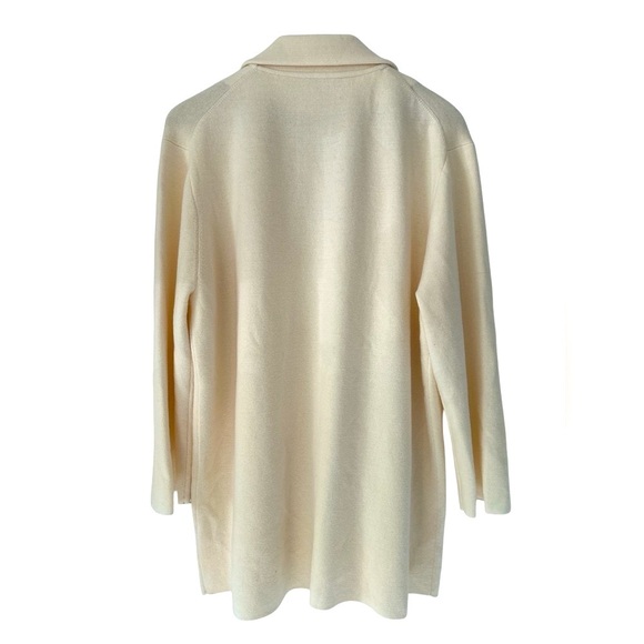 J. Crew 365 Sophie Open Front Sweater Blazer in Cream - Size XL - Picture 7 of 13